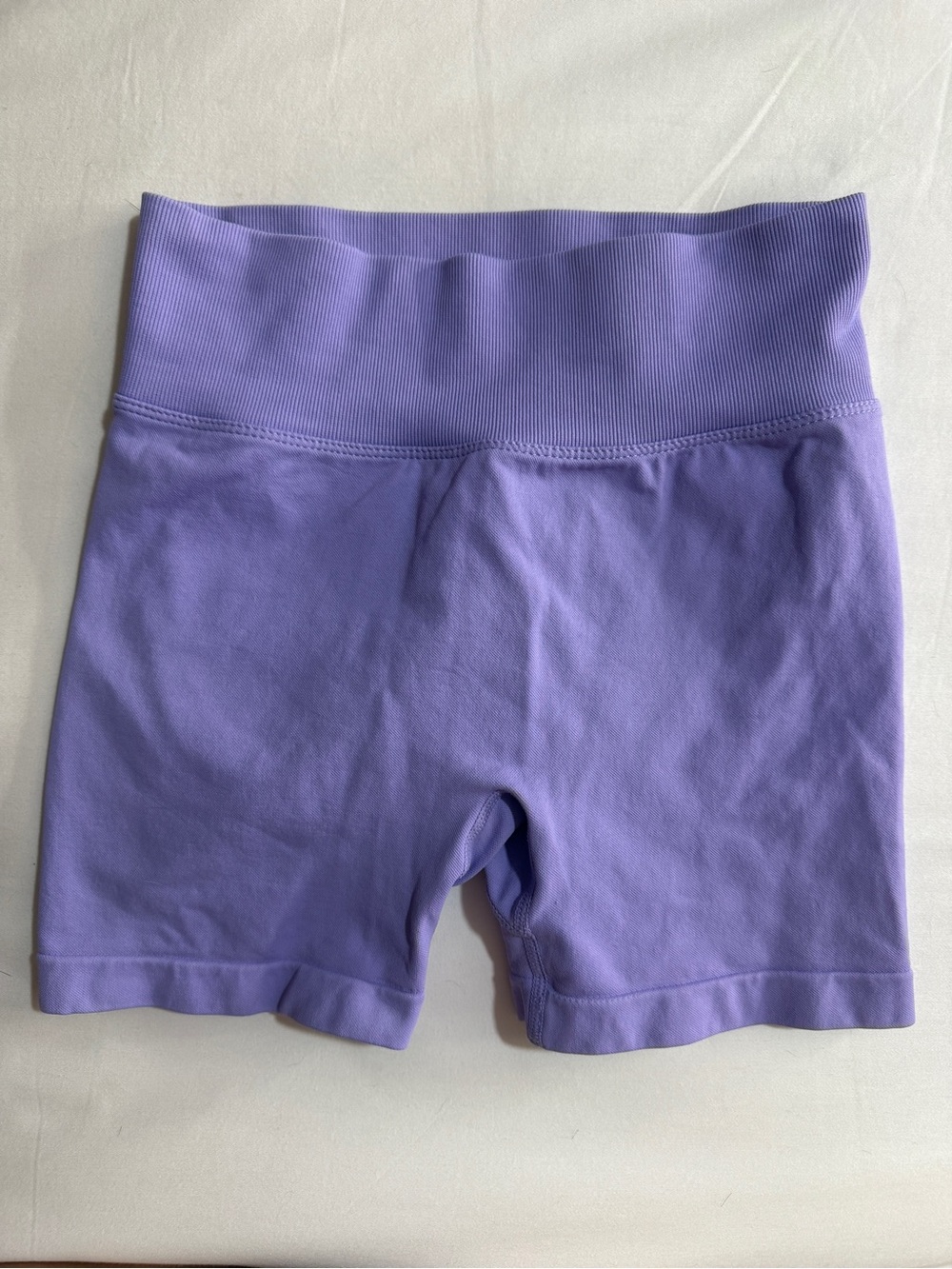 Pchee Bum High-Waist Lavender Bike Shorts - Women's Activewear